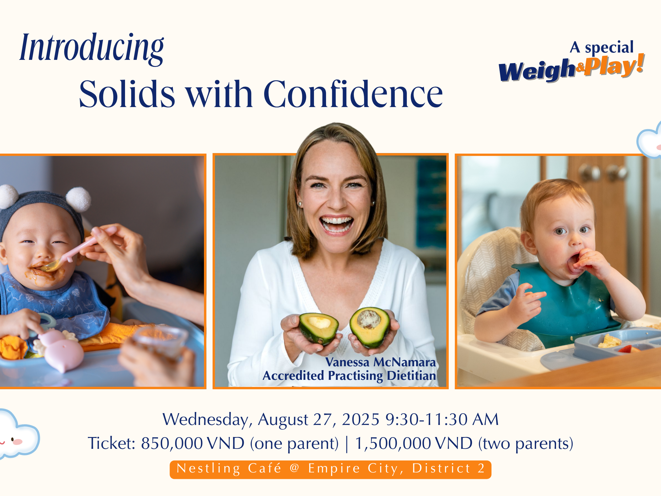 Introducing Solids with Confidence: Special Weigh & Play Event