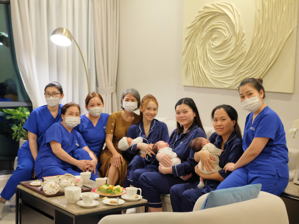 Anna and fellow mothers on a shared journey, connecting and supporting one another.